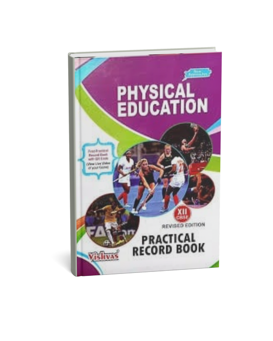 Vishvas Physical Education – Practical RecordBook (Class 12)| 2025–26 || English Medium