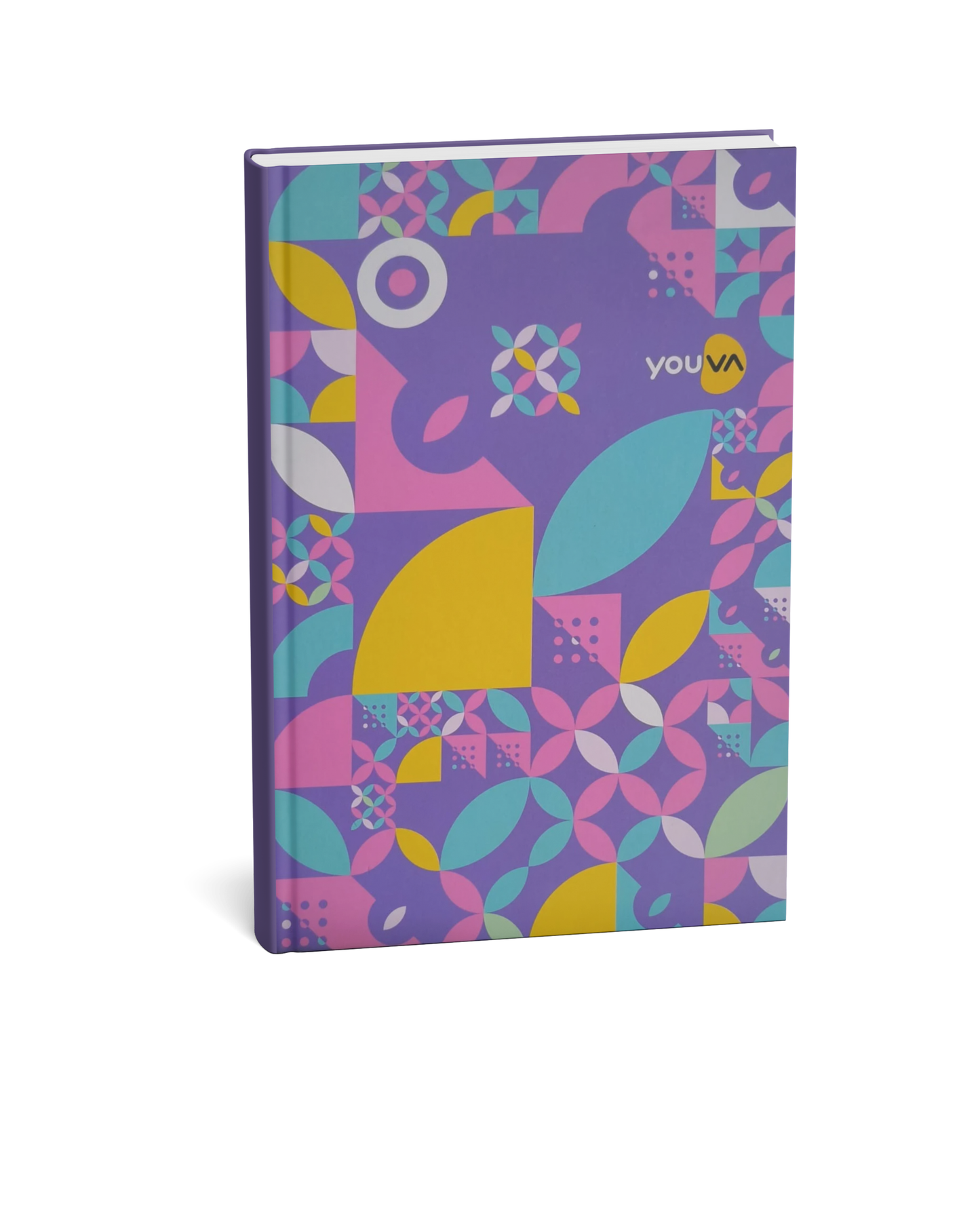 Youva Case Bound Unruled Notebook 192 Pages – A5 Size Hard Cover | Plain Notebook