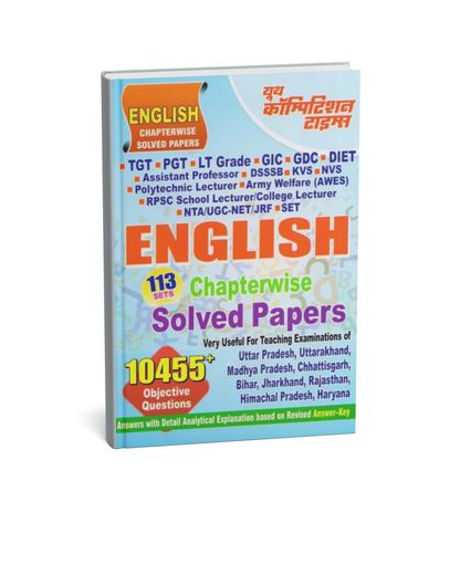 Youth TGT/PGT English: Chapter‑Wise Solved Papers — Previous Year Questions (English Medium)