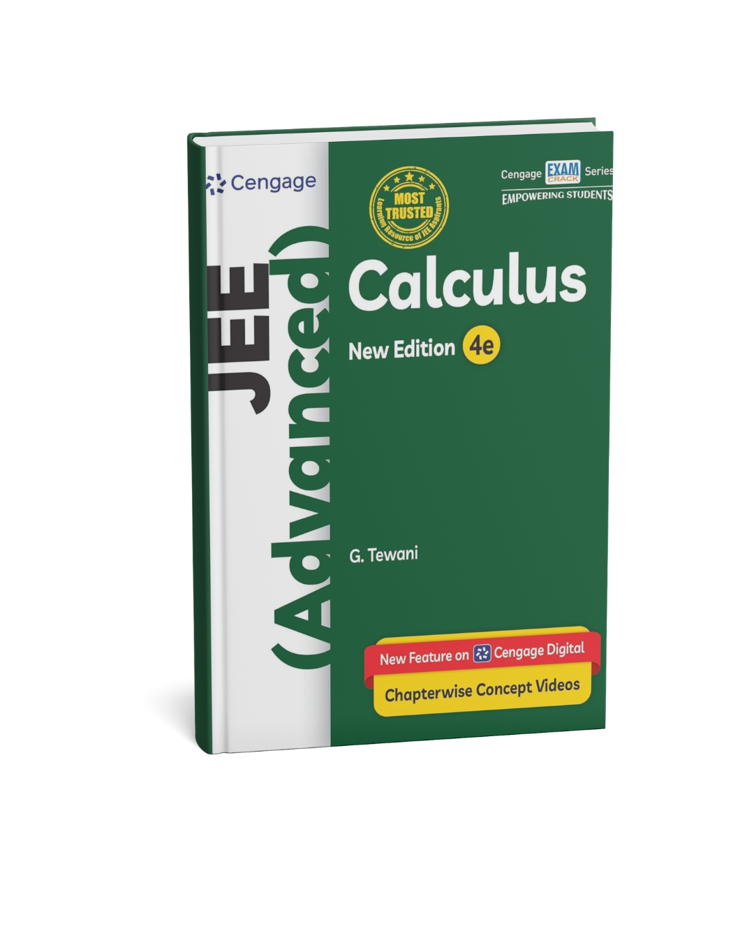 Cengage JEE Advanced Calculus by G.Tewani (4rd Edition) English Medium
