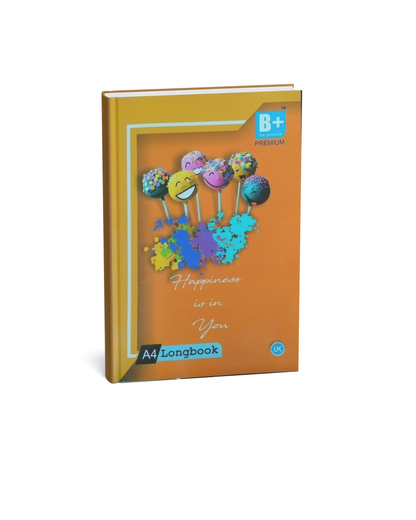 B+ Premium Notebook A4 Longbook | Premium Quality Writing Notebook 148 Pages