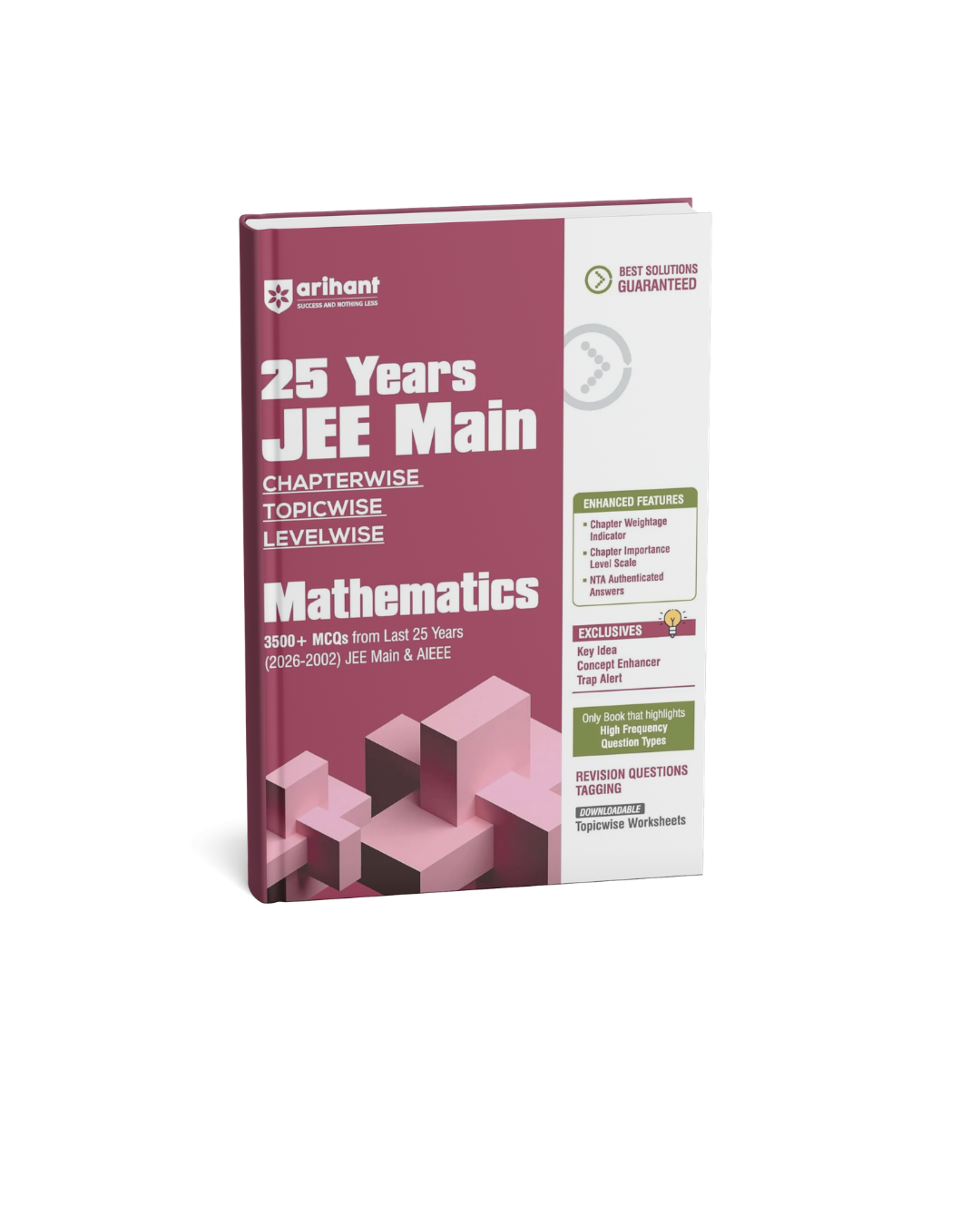 Arihant 25 Years JEE Main Chapterwise & Topicwise Levelwise Mathematics 2026 (English Medium)