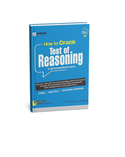 Arihant - How to Crack Test of Reasoning in All Competitive Exams By Prem & Jai Kishan Edition 2026 (English Medium)