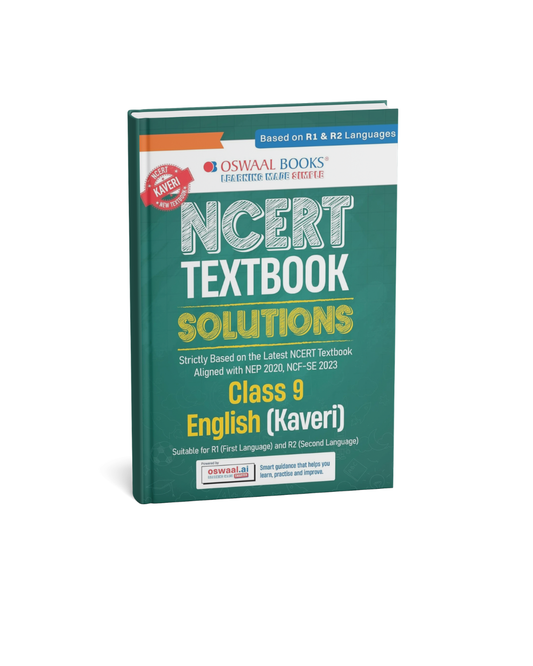 Oswaal NCERT Textbook Solutions English (Kaveri) Class 9th Latest Edititon (English Medium)