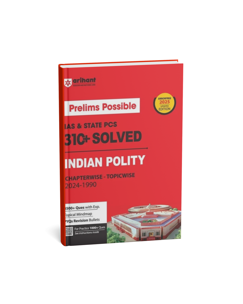 Arihant UPSC Prelims Possible Indian Polity | 310+ Solved Papers (1990–2024) |  English Medium |