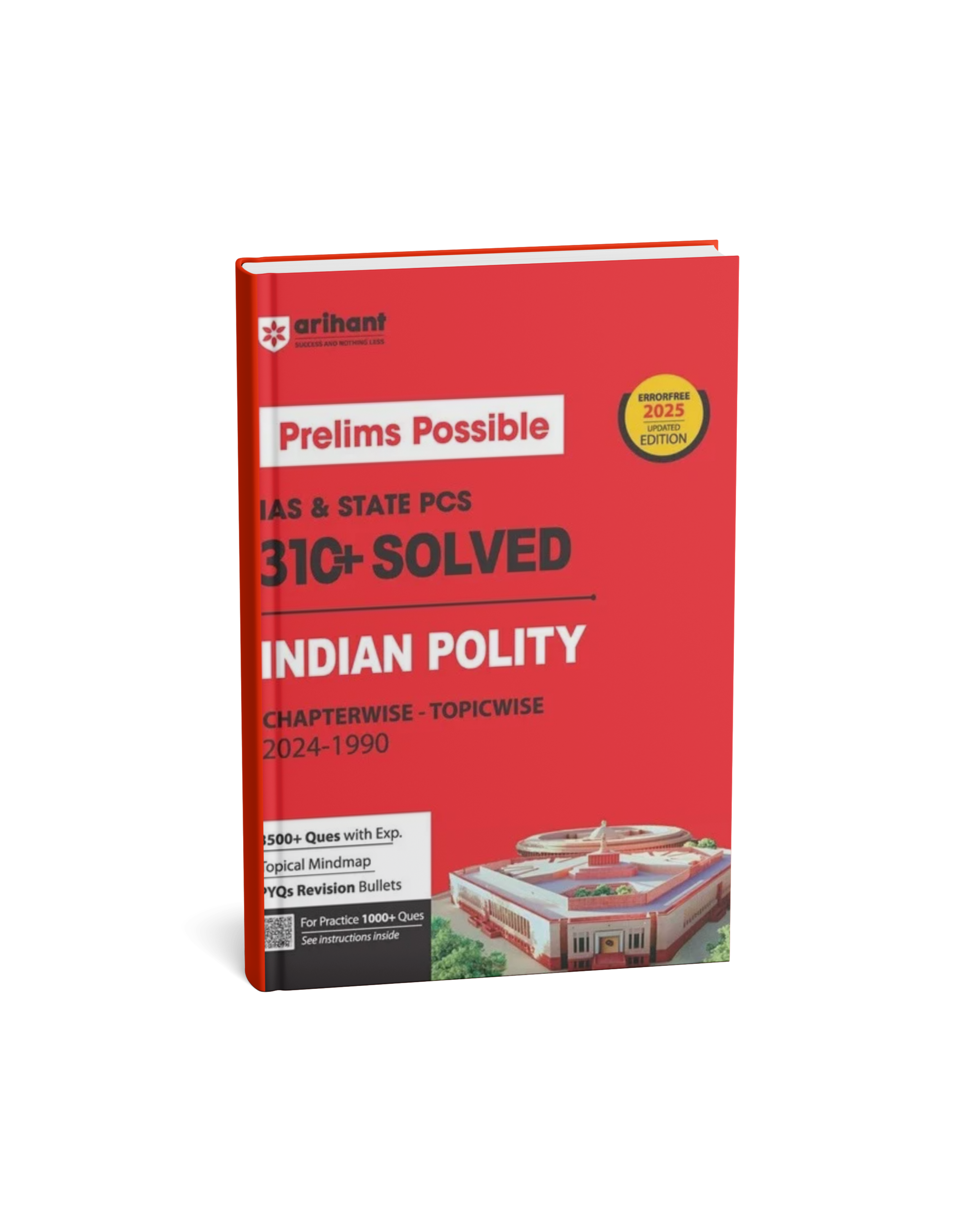 Arihant UPSC Prelims Possible Indian Polity | 310+ Solved Papers (1990–2024) |  English Medium