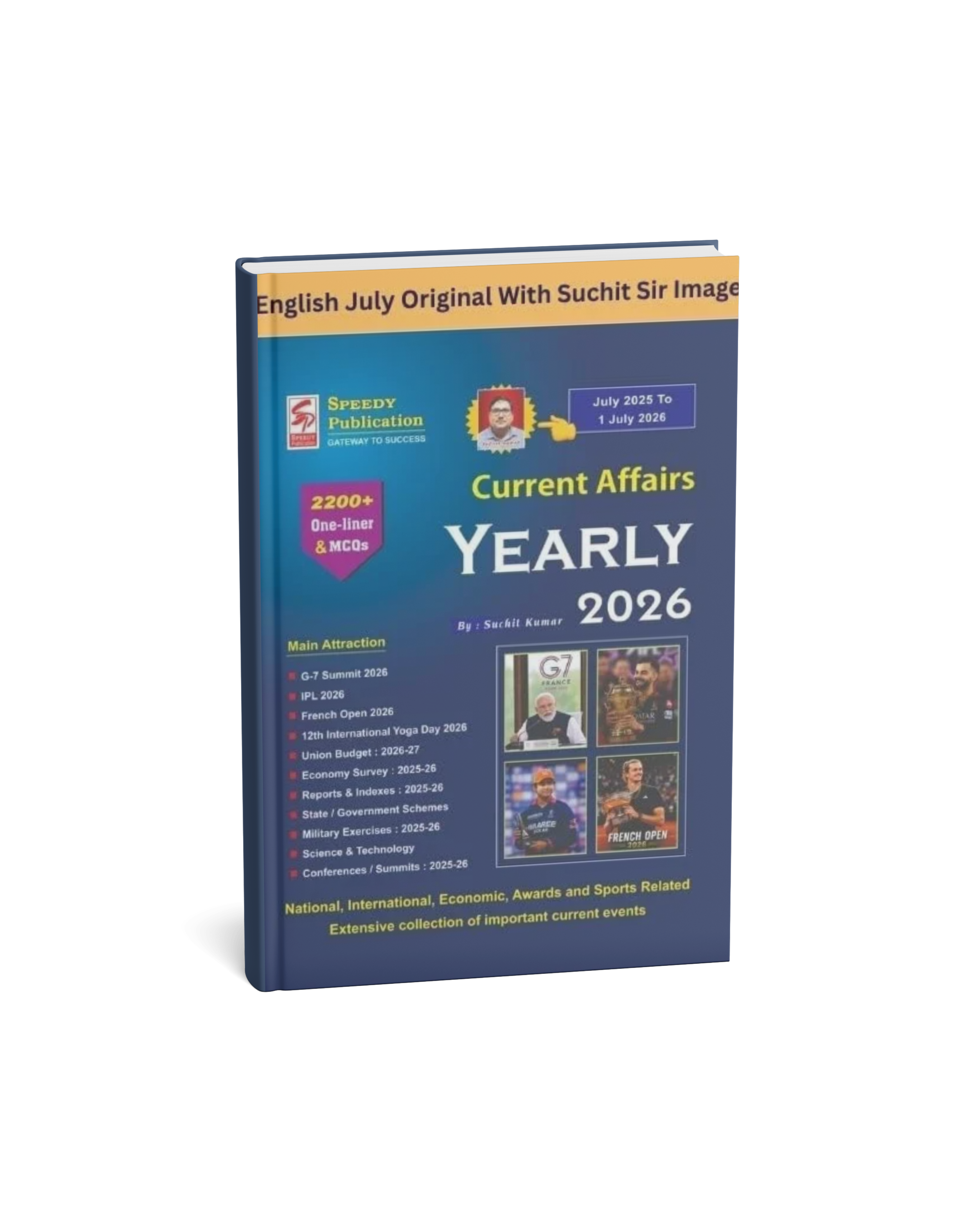 Last Month Speedy Current Affairs Yearly July 2025 to 1 July 2026 (English Medium)