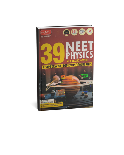 MTG 39 Years NEET Physics Chapterwise-Topicwise Solutions (2026-1988) for NEET 2027 Exam (English Medium)