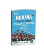Arihant - NDA/NA 2026 Chapterwise 20 Solved Papers (2016–2025) Mathematics & GAT (5000+ MCQs) English Medium