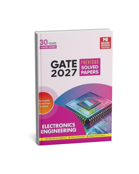 Made Easy GATE 2027: Electronics Engineering 30 Year Previous Solved Papers (English Medium)