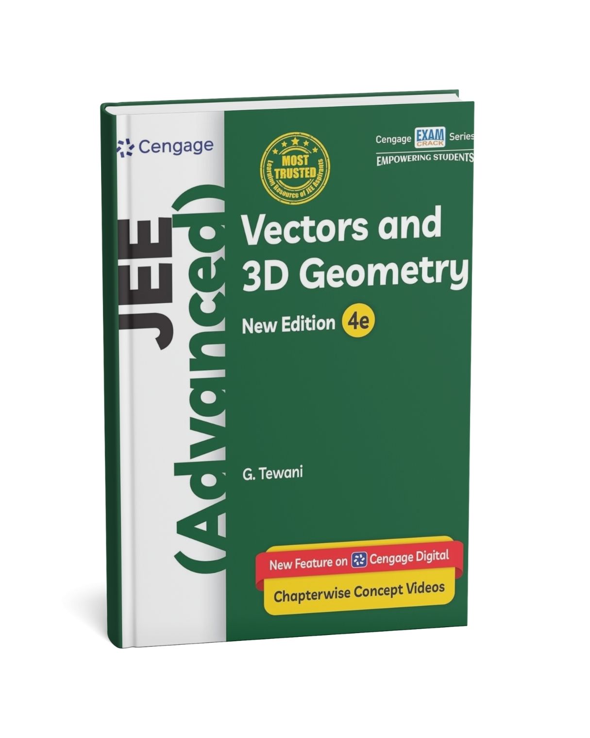 Vectors and 3D Geometry for JEE (Advanced) | 4rd Edition (2026) |  Cengage Publication