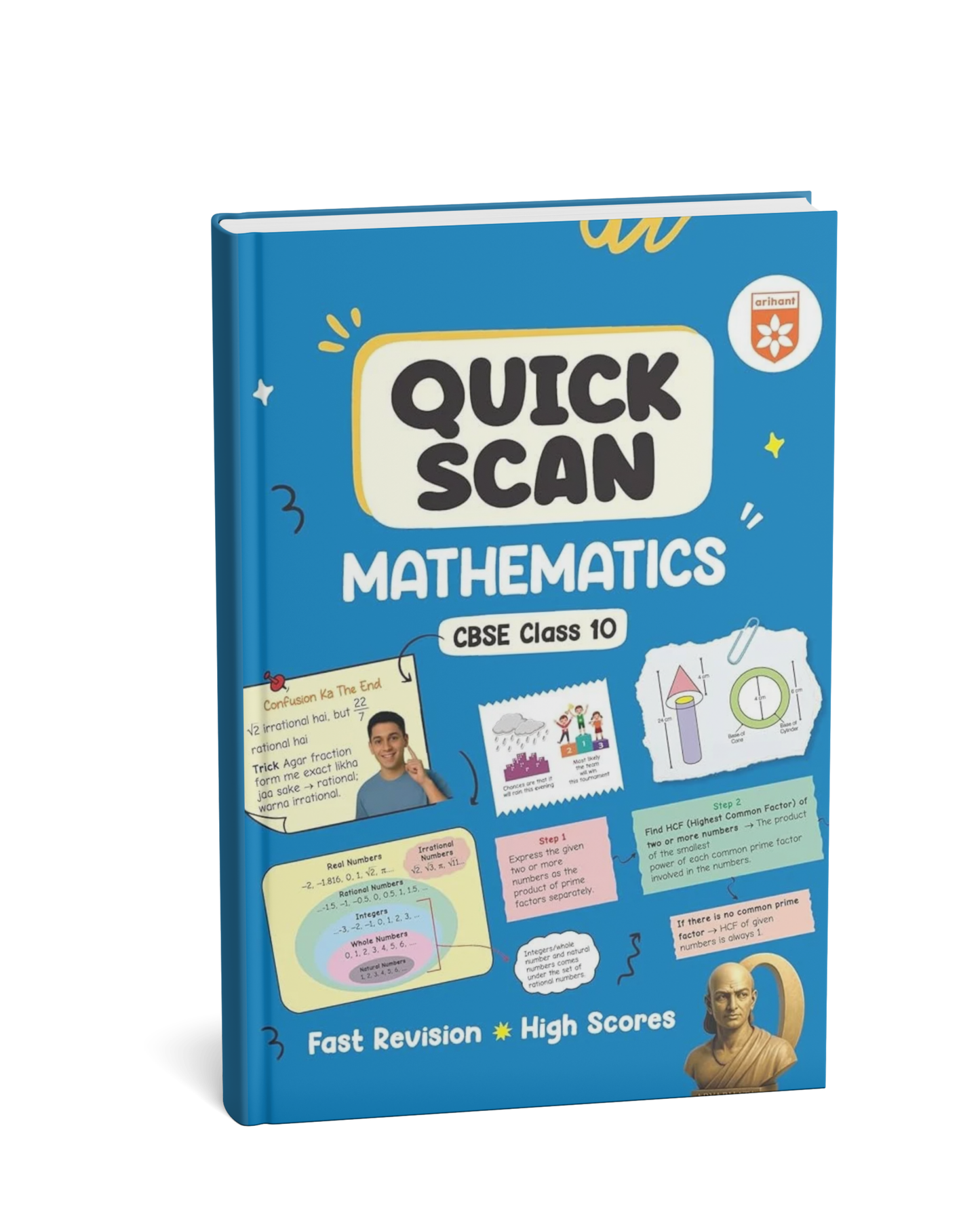 Arihant Quick Scan CBSE Class 10 Mathematics (English Medium)