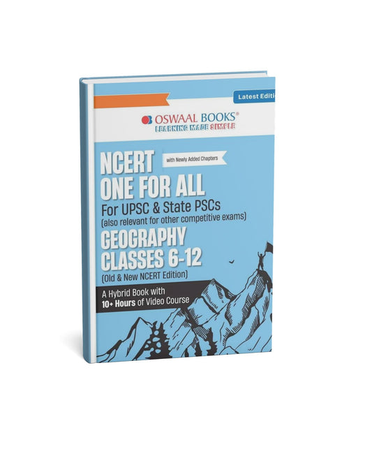 Oswaal NCERT One For All Geography Classes 6-12 (EM)