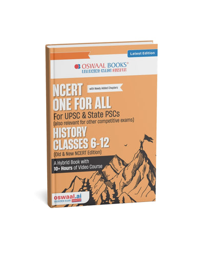 Oswaal NCERT One For All History Classes 6-12 (English Medium)