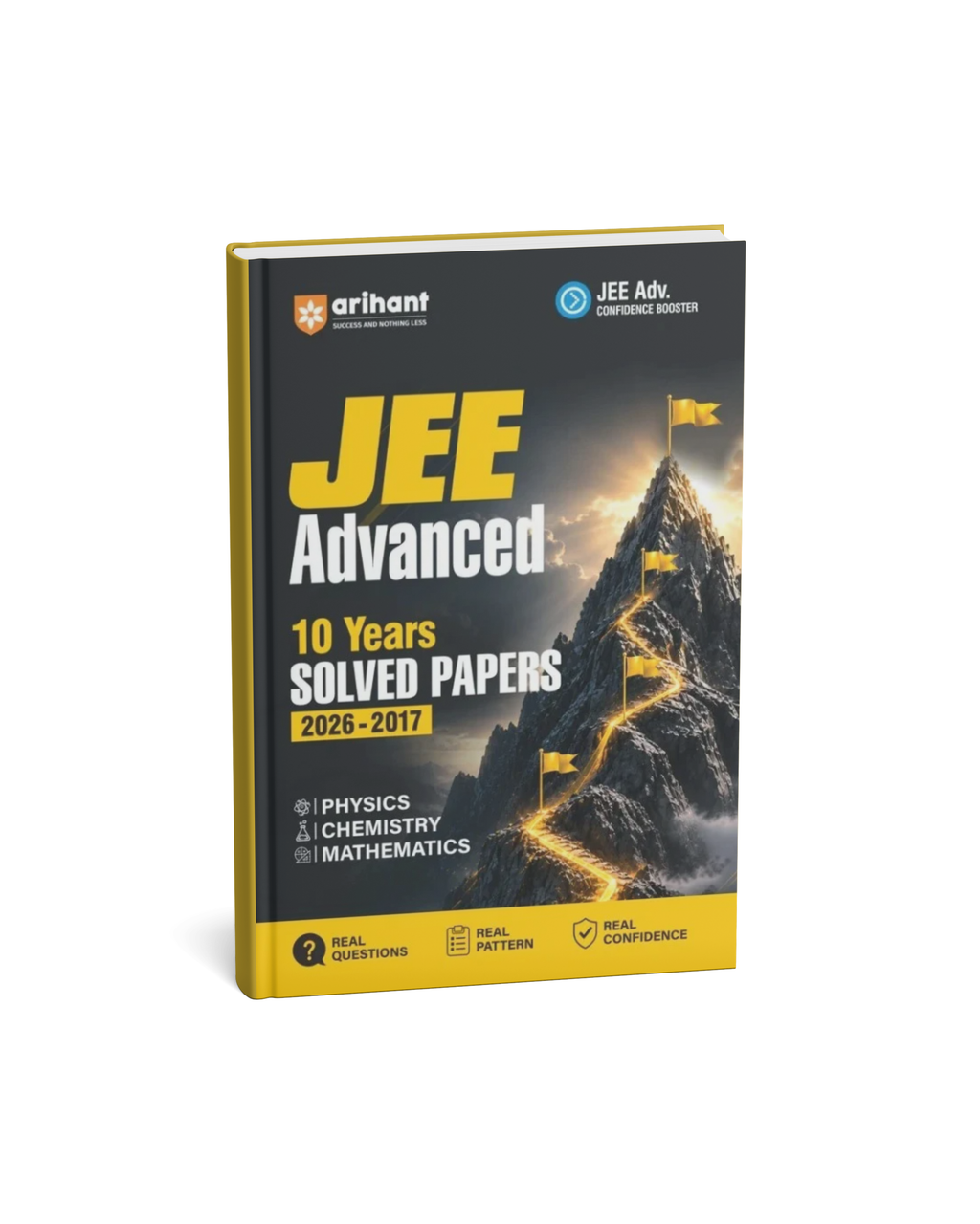 Arihant JEE Advanced 10 Years Solved Papers 2026-2017 Physics, Chemistry & Mathematics (English Medium)