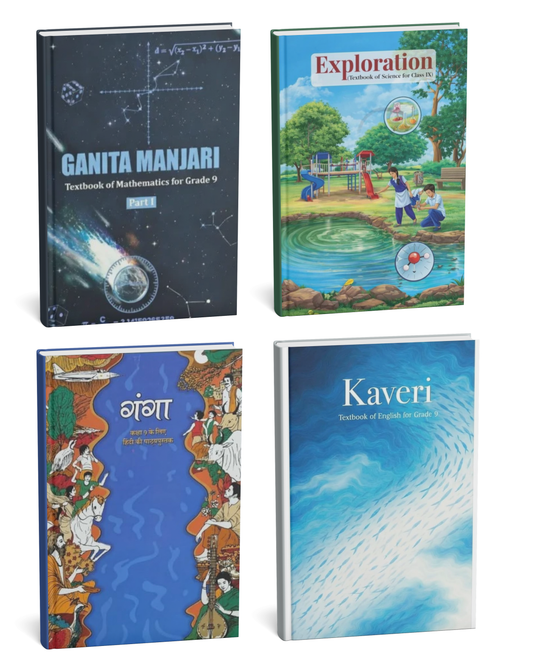 NCERT Class 9 Combo Set – Science (Ganga) & Ganita (Kaveri)  Textbooks | NCERT New Syllabus 2027 Edition