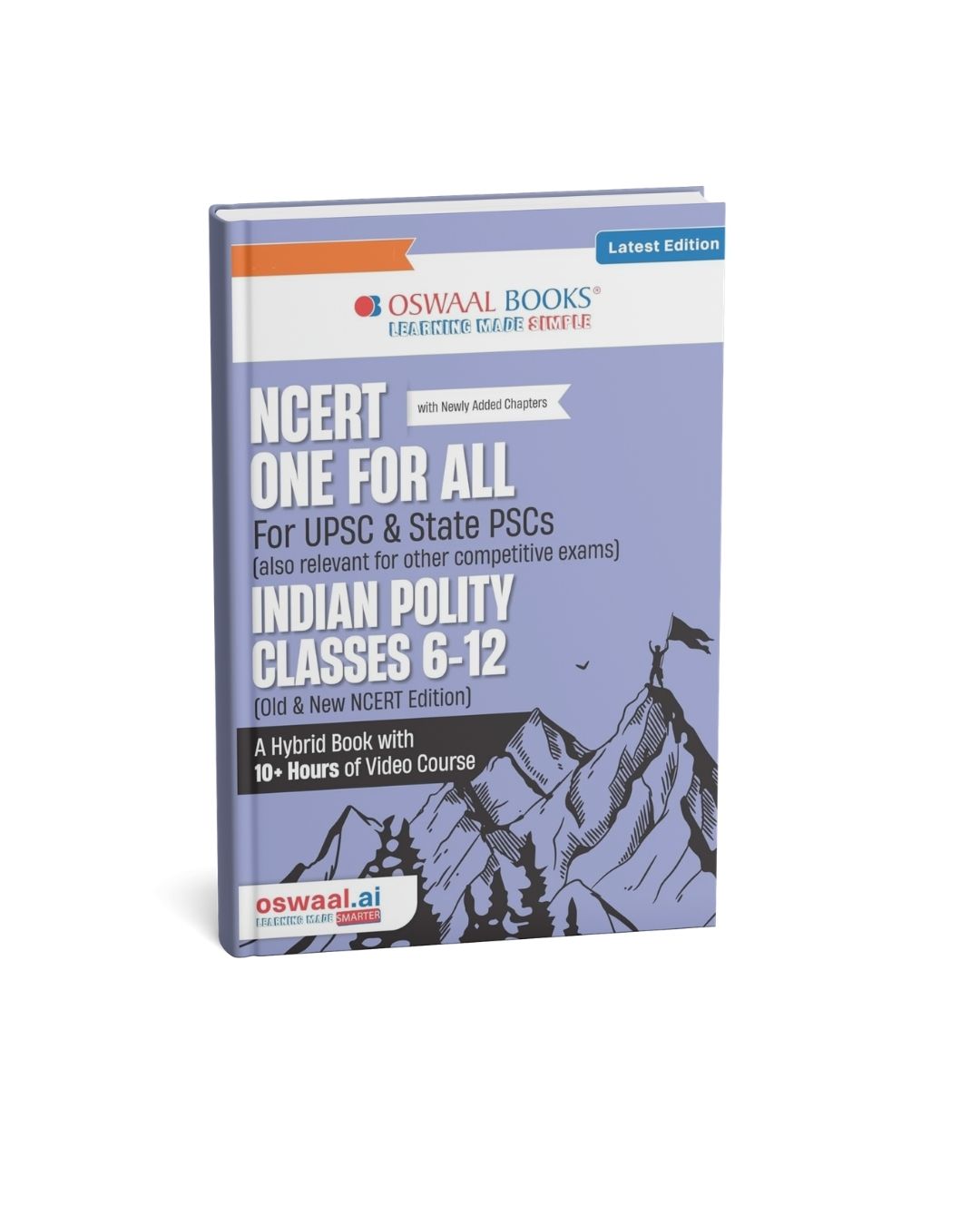 Oswaal NCERT One For All Book for UPSC & State PSCs | Indian Polity Classes 6-12 (Old & New NCERT Edition) Latest Edition