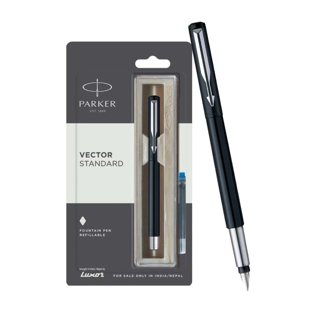 Parker Vector Standard Fountain Pen – Smooth & Elegant Writing Instrument