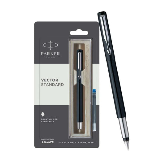 Parker Vector Standard Fountain Pen – Smooth & Elegant Writing Instrument
