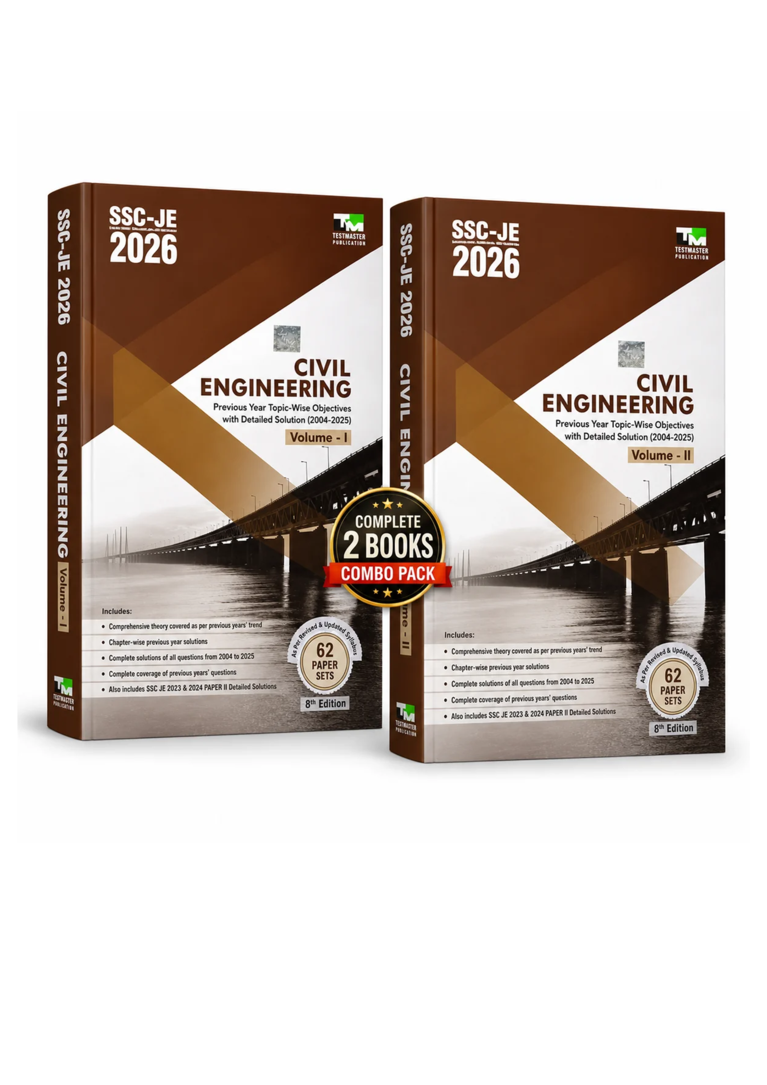 IES Master SSC JE 2026 Civil Engineering Volume I & II (English Medium)
