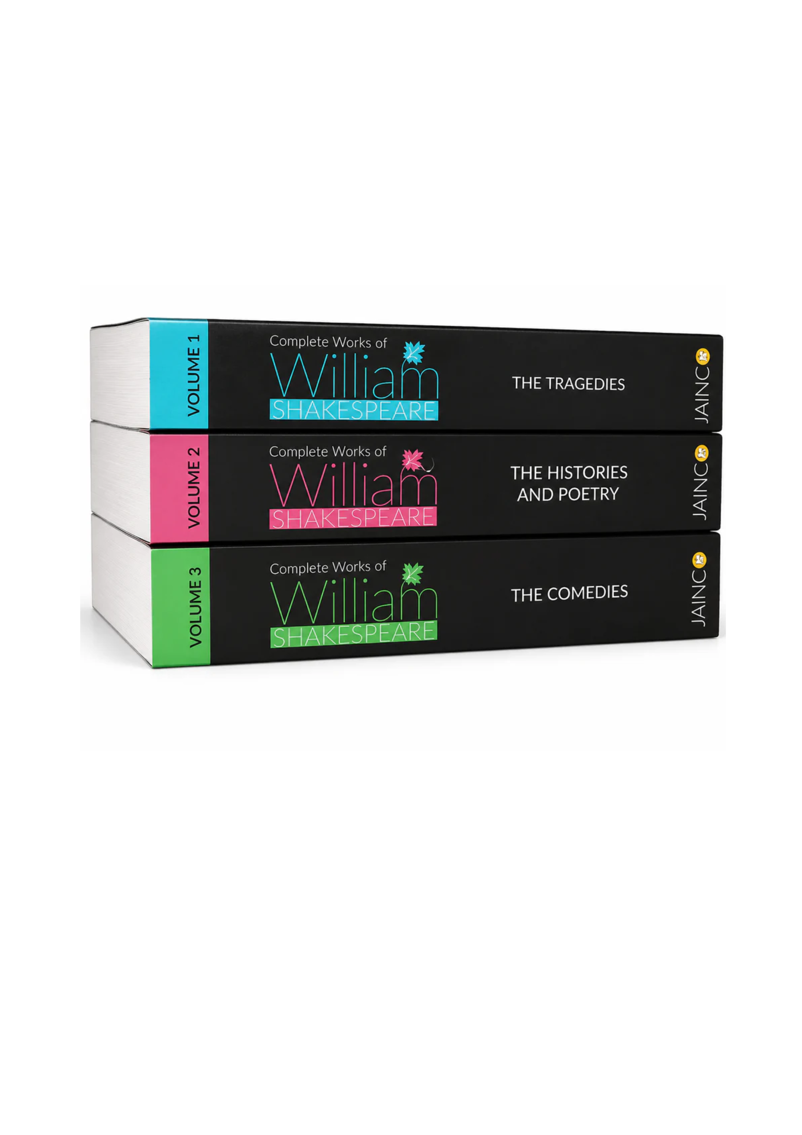William Shakespeare: the complete collection (set of 3 books) (English Novel)