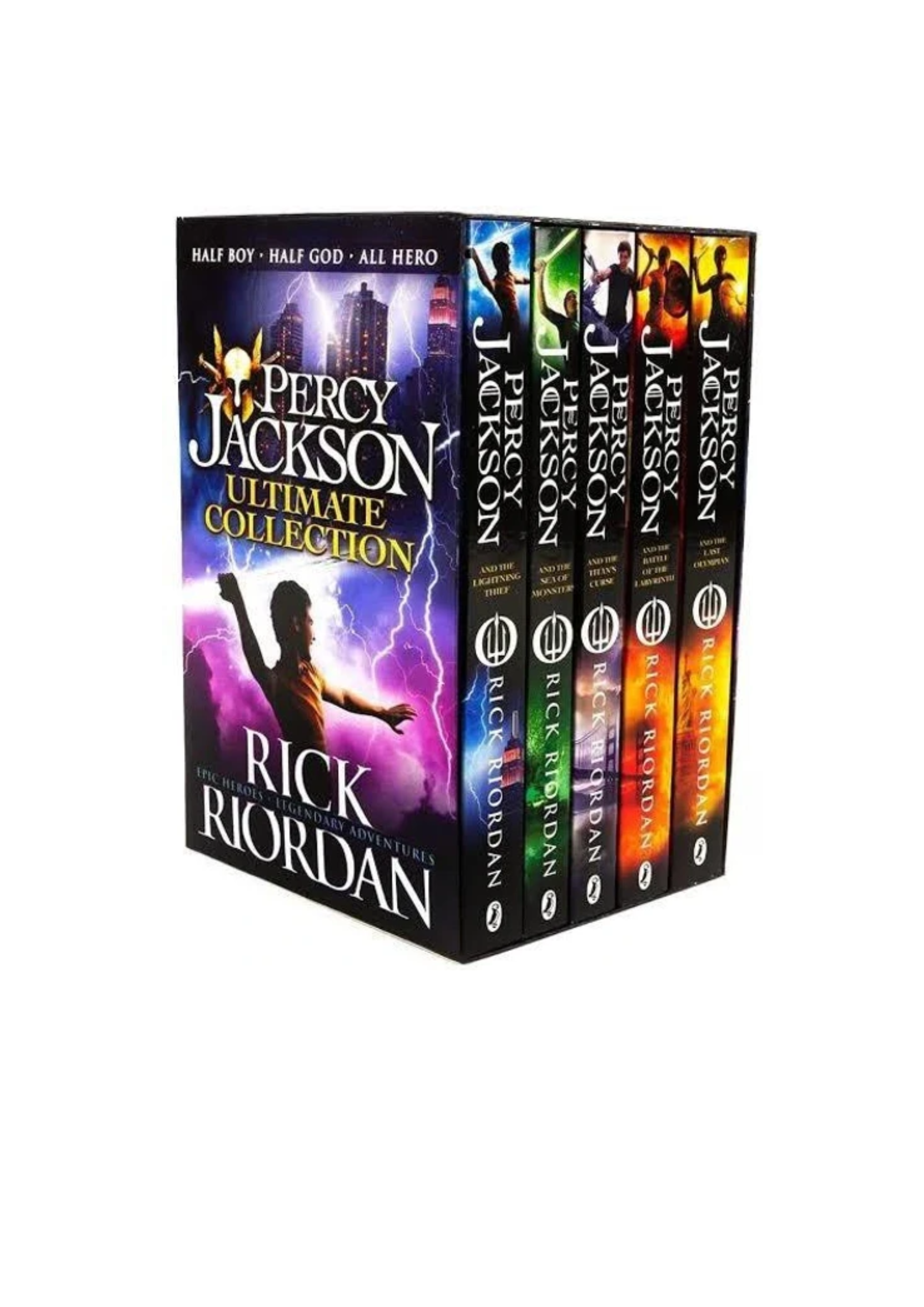 Percy Jackson & the Olympians (Set of 5 Books) By Rick Riordan [English Novel]