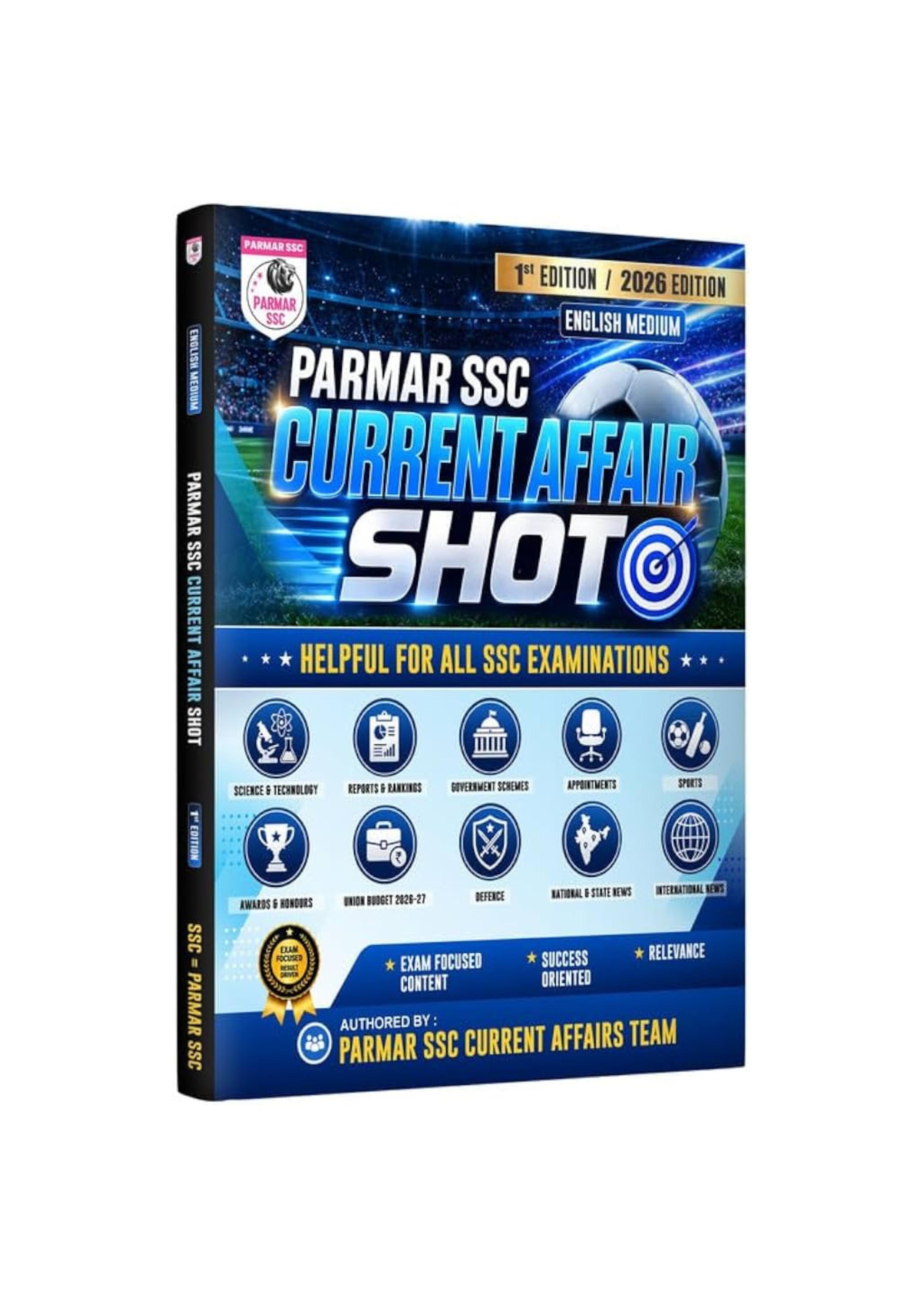 Parmar SSC Current Affair Shot 2026 – 1st Edition (English Medium)
