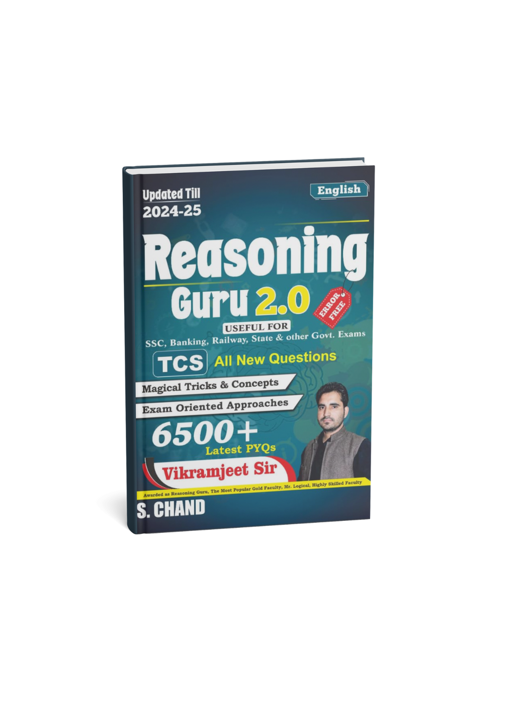 S. Chand Reasoning Guru 2.0 6500+ Latest PYQs By Vikramjeet Sir (English Medium)