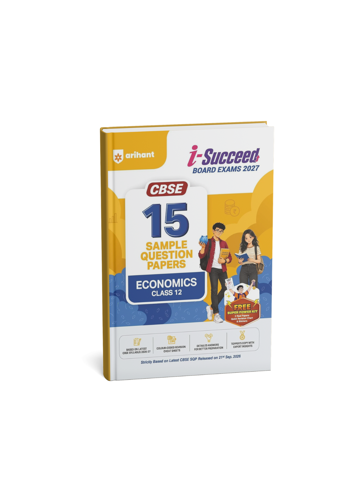 Arihant i-Succeed Board Exams 2027 Economics Class 12 CBSE 15 Sample Papers (English Medium)