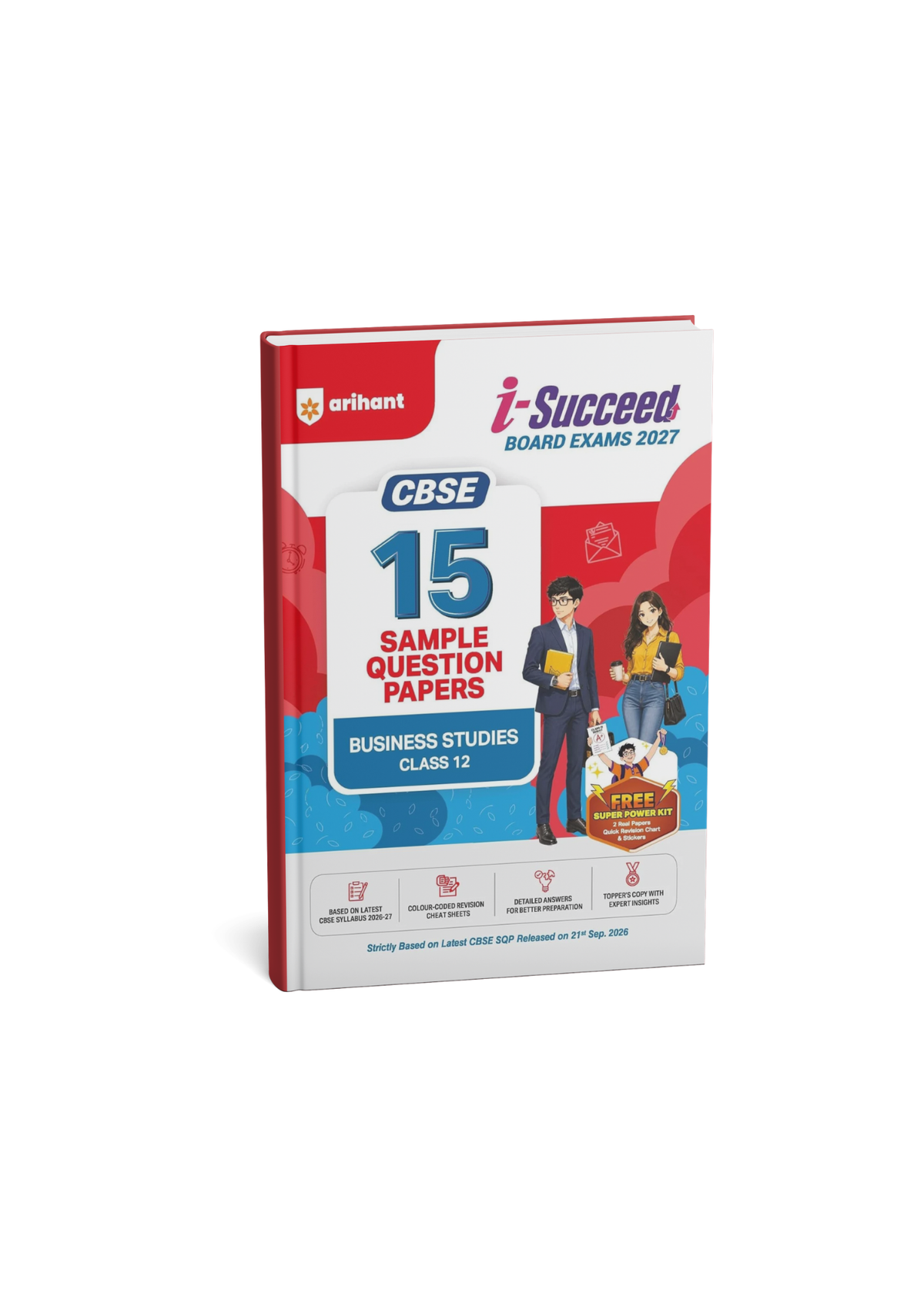 Arihant i-Succeed Board Exams 2027 Business Studies Class 12 CBSE 15 Sample Papers (English Medium)