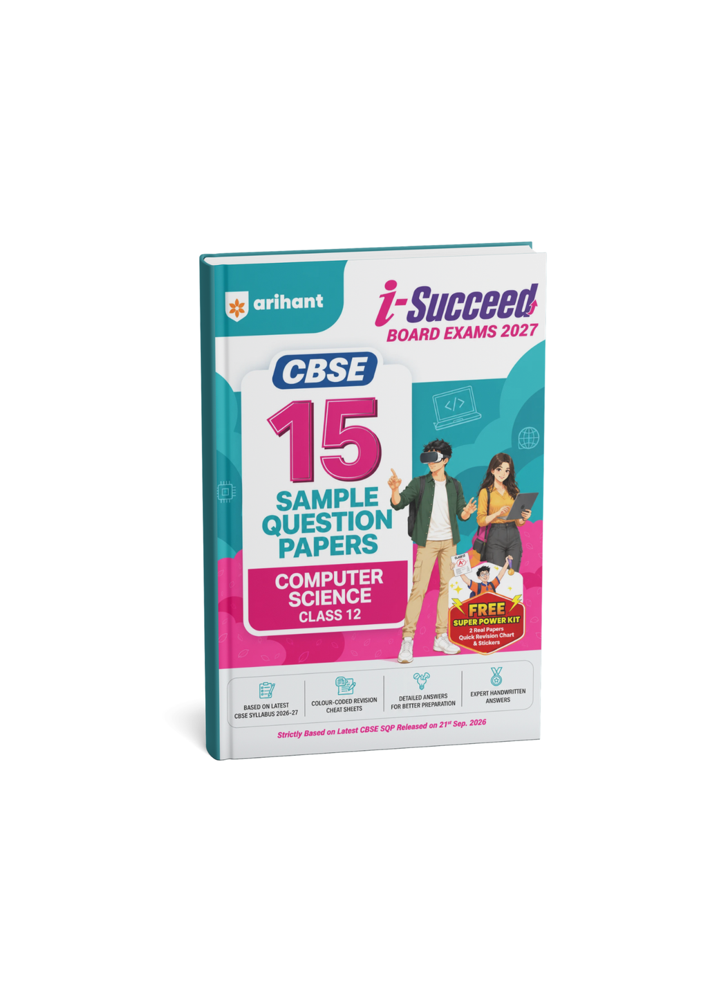 Arihant i-Succeed Board Exams 2027 Computer Science Class 12 CBSE 15 Sample Papers (English Medium)