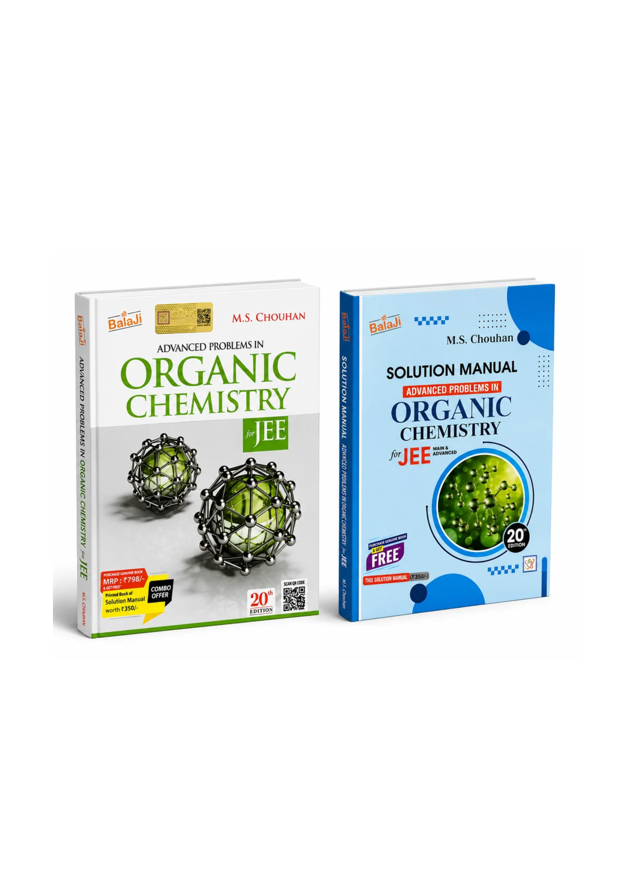 Shree Balaji Advanced Problems in Organic Chemistry for JEE 2026 By M.S. Chouhan (20th Edition) (English Medium)