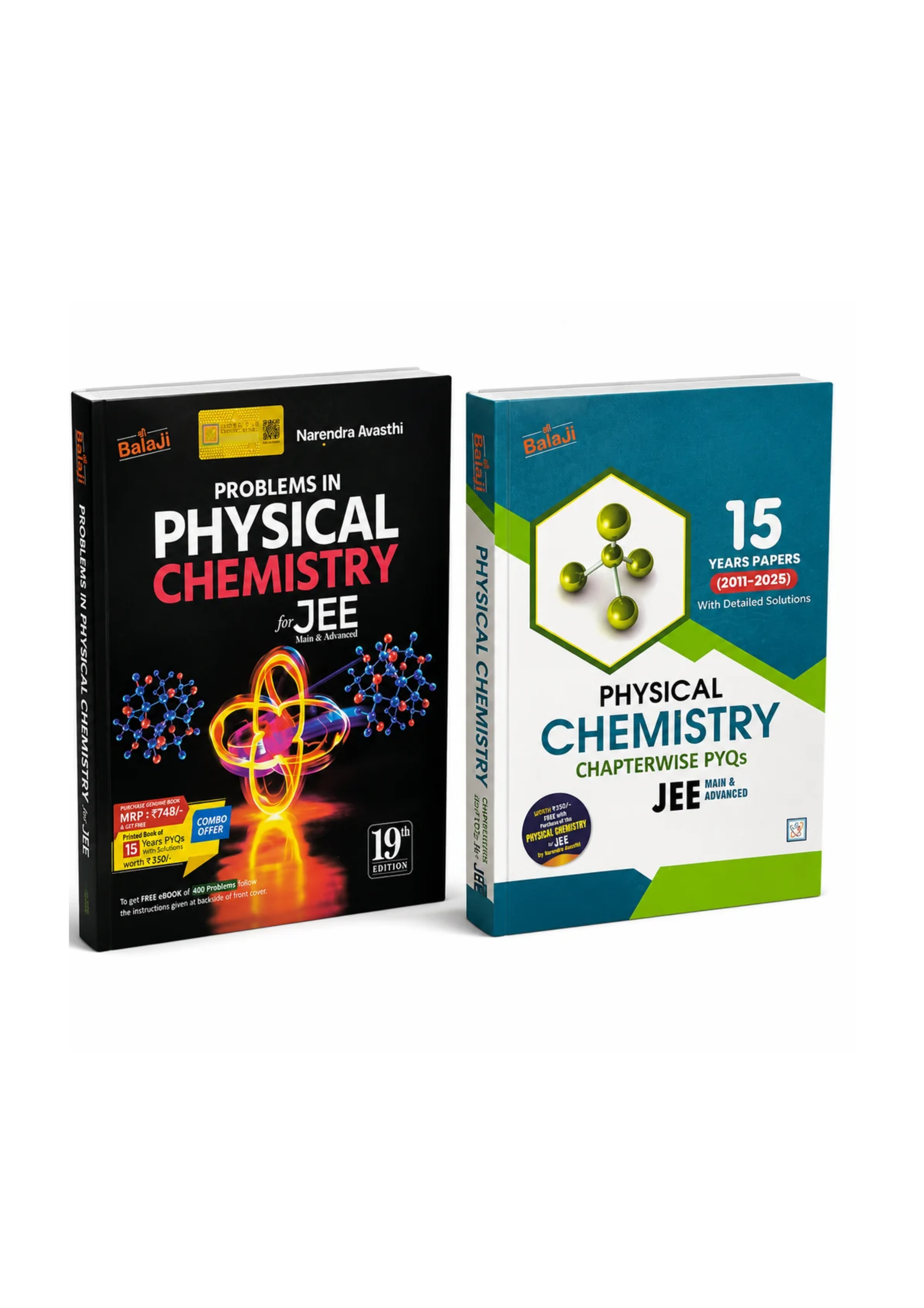 Shree Balaji Problems in Physical Chemistry for JEE (Main & Advanced) 2026 19th Edition By Narendra Avasthi (English Medium)