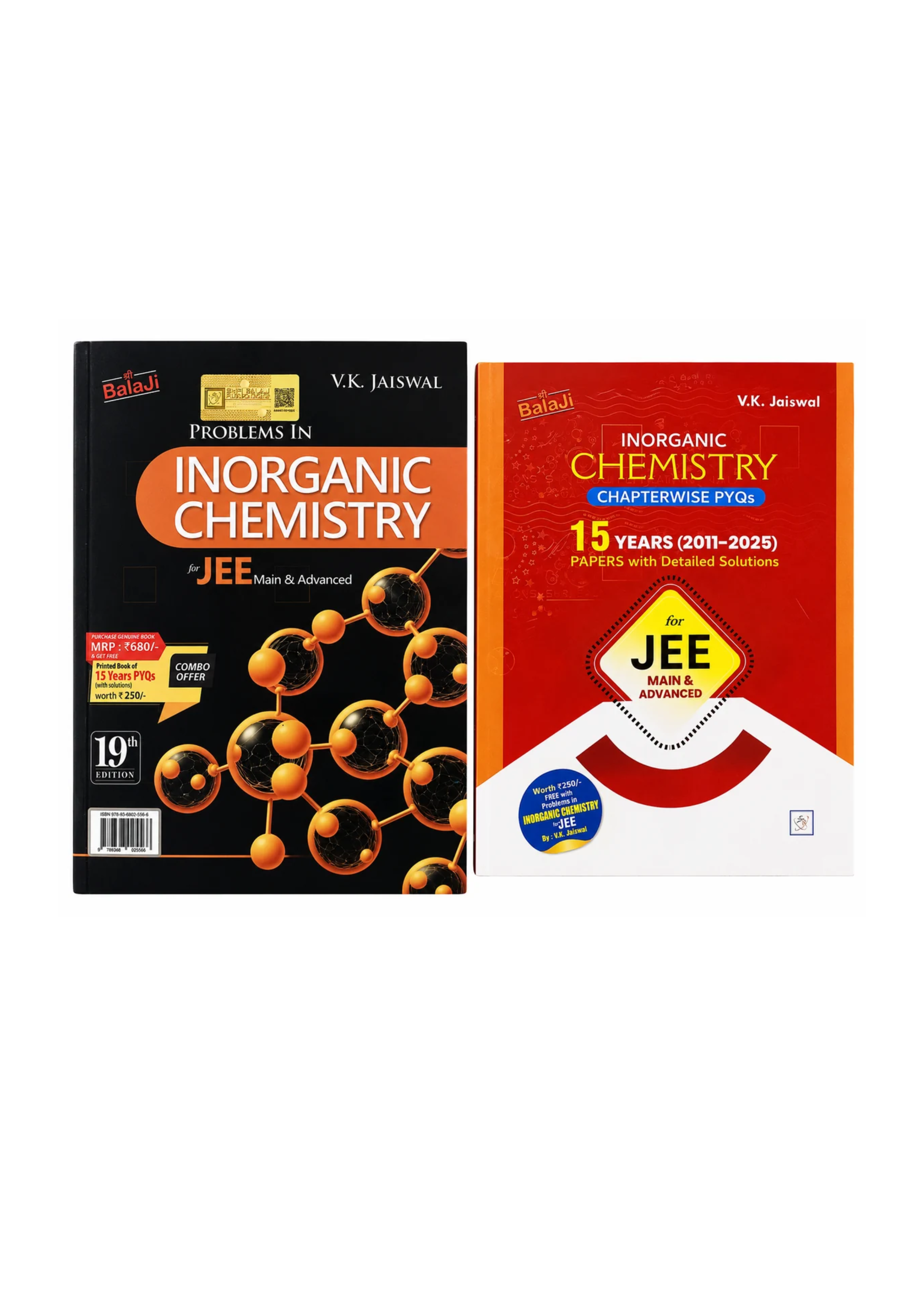 Shree Balaji Problems in Inorganic Chemistry for Jee main & Advanced (19th Edition 2026) By V.K. Jaiswal (English Medium)