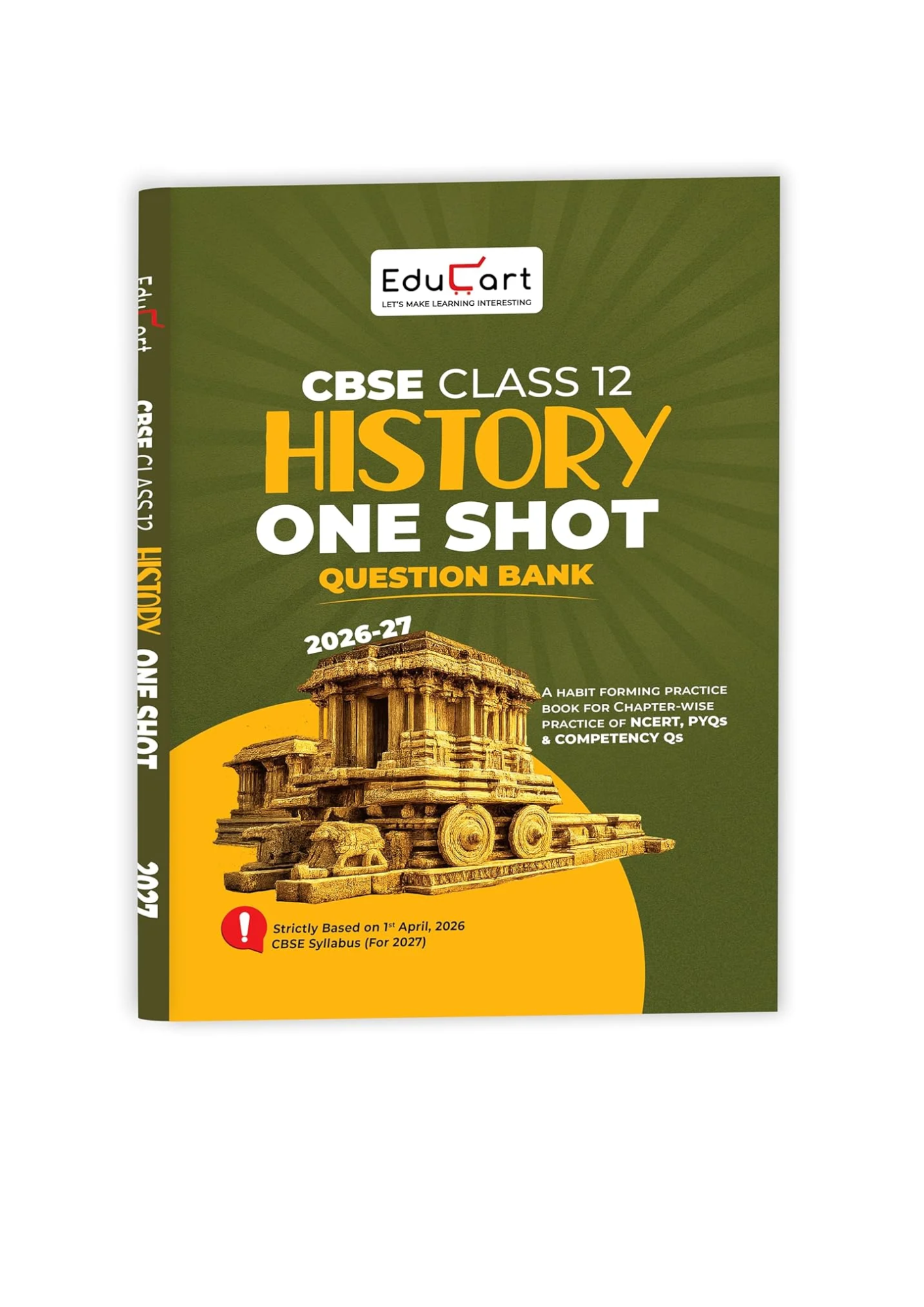 Educart CBSE Class 12 History One Shot Question Bank 2026–27 (English Medium)