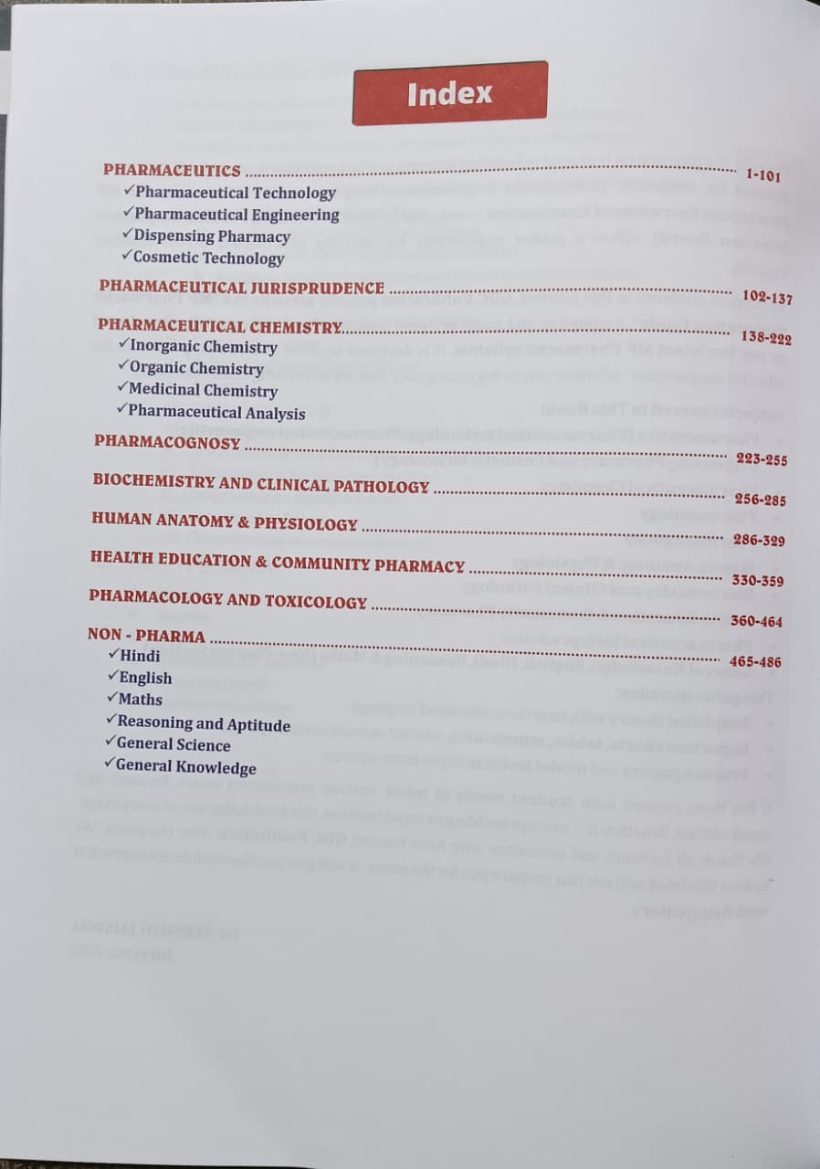 Aim MPESB Pharmacist – Theory + Objective Book