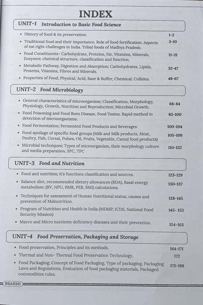 MPPSC FSO Paper-2 (Unit 1 to 5) Brahmi