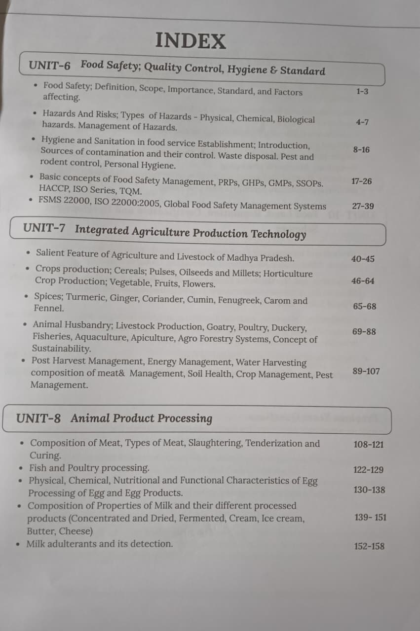 MPPSC FSO Paper-2 (Unit 6 to 10) Brahmi(E)