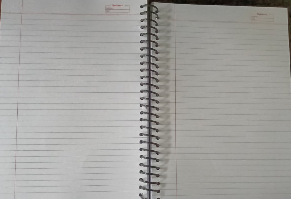 Rajshree A4 Spiral Note Book | Ruled | Premium Quality 300 Pages