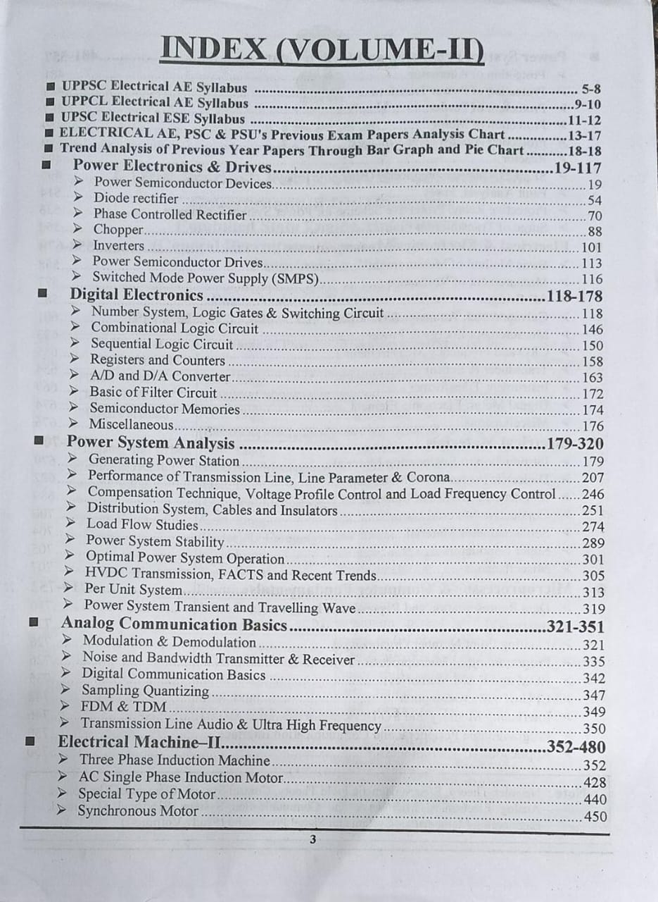 Electrical Engineering Volume 2 (English Medium) by Youth Competition Times