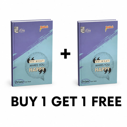 Rajshree A4 Notebook, 398Pages -Ruled (Buy 1 Get 1 Free)