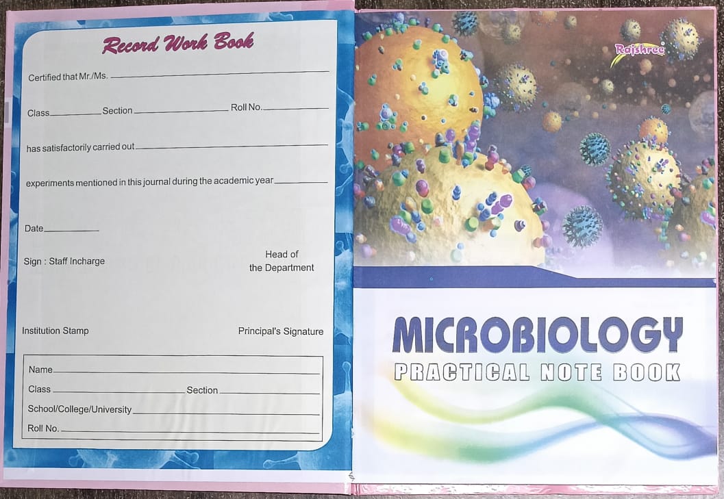 Rajshree Practical Notebook – Microbiology & Biotechnology