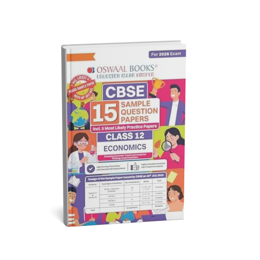 Oswaal Class 12 Economics 15 Sample Question Papers 2025 [English]