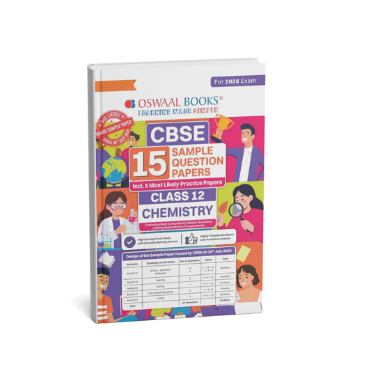 Oswaal Class 12 Chemistry Sample Question Papers 2025 [English]