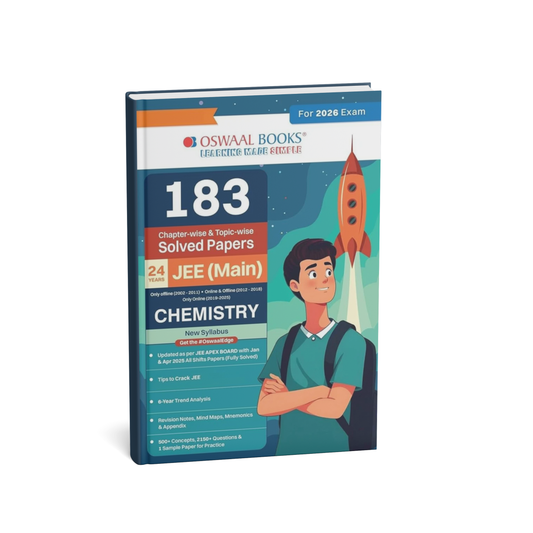 Oswaal JEE Main Chemistry 183 Solved Papers [English]