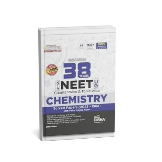 Disha Publication 38 Years NEET Chemistry [English]