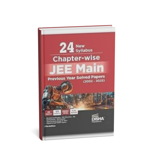 Disha Publication 24 Years JEE Main Previous Year Solved Papers [English]