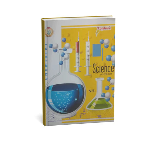 Rajshree Chemistry Practical Notebook 156 Pages A4 Size | Lab Manual | Single Line Ruled | Cover May Vary