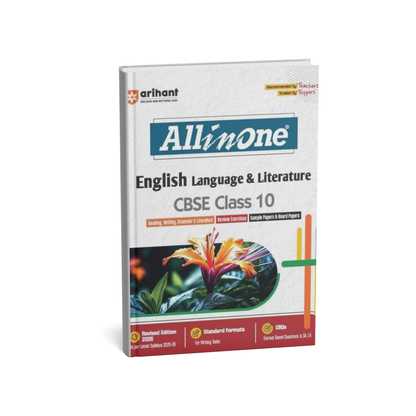 Arihant Publication – All in One English Language & Literature for CBSE Class 10 [English]