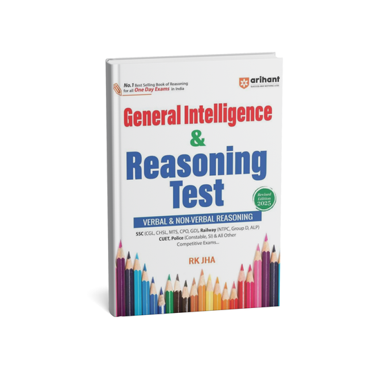 Arihant Publication – General Intelligence & Reasoning Test by R.K. Jha [English Medium]